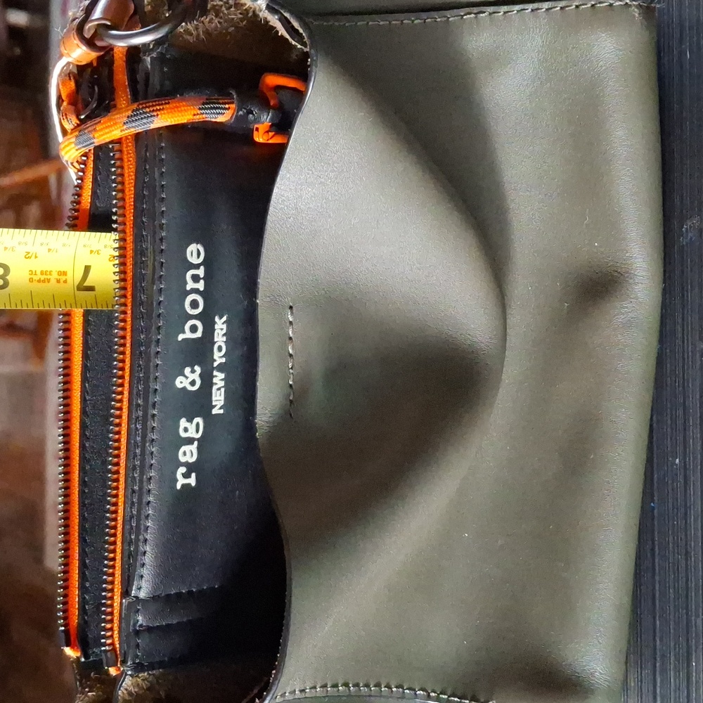 Rag & Bone Green Crossbody with Orange Detail - Picture 7 of 10